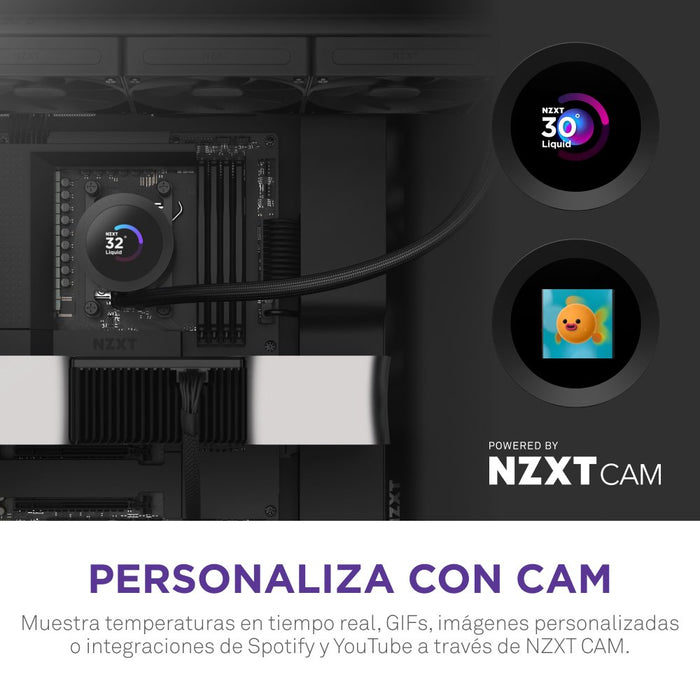EAN 5056547205212 - NZXT Kraken Plus 360 Procesador Sistema de refrigeración líquida todo en uno 12 cm Negro imagen 5