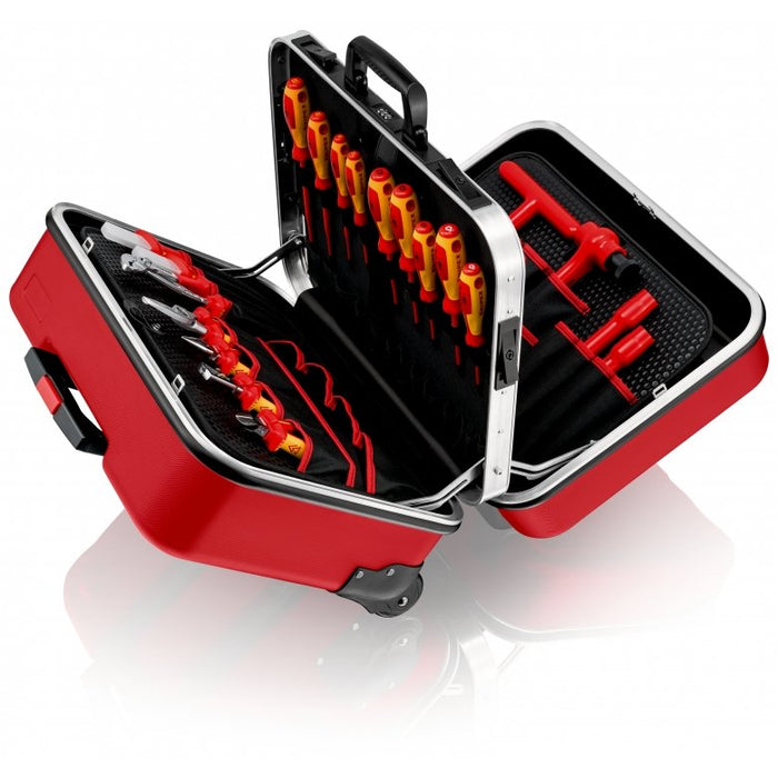 EAN 4003773084341 - Knipex 98 99 15 caja de herramientas Negro, Rojo Acrilonitrilo butadieno estireno (ABS), Aluminio imagen 7