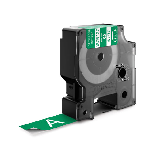 EAN 0071701059765 - DYMO 1805420 cinta para impresora de etiquetas Blanco sobre verde imagen 2