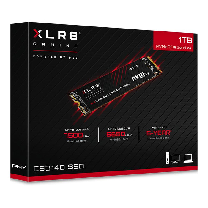 EAN 0751492642383 - PNY XLR8 CS3140 1 TB M.2 PCI Express 4.0 NVMe 3D NAND imagen 4