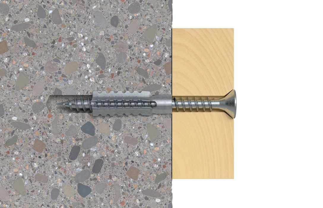 EAN 4006209612248 - Fischer 61224 tornillo de anclaje y taco 100 pieza(s) imagen 3