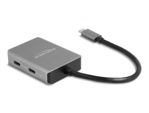 EAN 4043619642496 - DeLOCK 64249 hub de interfaz USB Tipo C 10000 Mbit/s Negro, Gris imagen 1