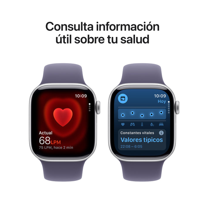 EAN 0195950461763 - Apple Watch Series 11 OLED 42 mm Digital 374 x 446 Pixeles Pantalla táctil Plata Wifi GPS (satélite) imagen 5