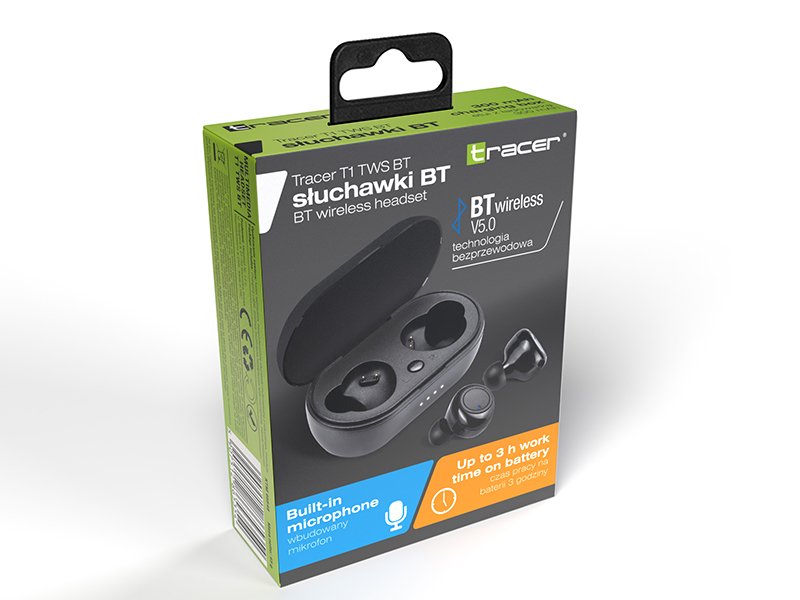 EAN 5907512865354 - Tracer TRASLU46648 auricular y casco Auriculares Inalámbrico Dentro de oído Llamadas/Música Bluetooth Neg imagen 6