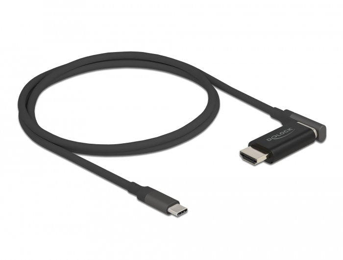 EAN 4043619666850 - DeLOCK 66685 adaptador de cable de vídeo 1,2 m HDMI tipo A (Estándar) USB Tipo C Negro imagen 2