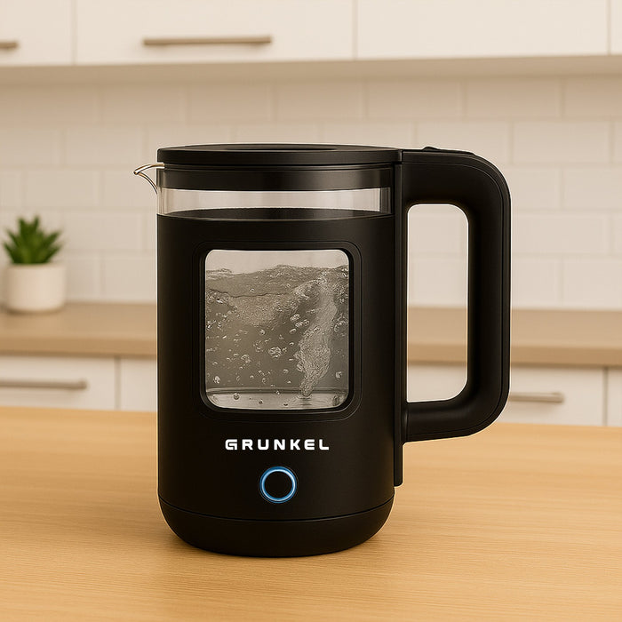EAN 8426156018799 - Grunkel HV-18CWPNG tetera eléctrica 1,8 L 1500 W Negro, Transparente imagen 2