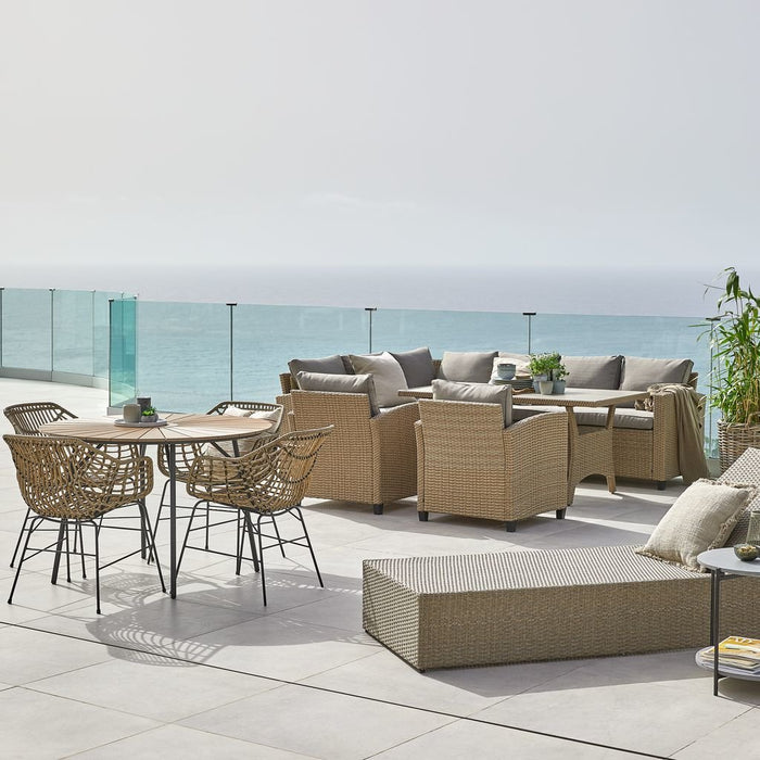 EAN 5712110030987 - Jysk Krzesło ILDERHUSE naturalny ( 2 sztuki) silla de jardín Salón Asiento duro Respaldo duro Polirratán  imagen 13