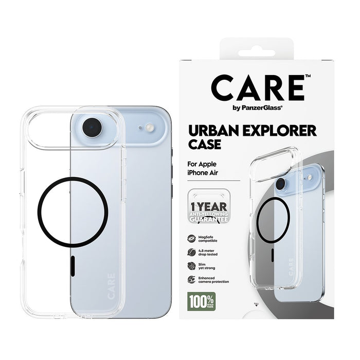EAN 5715685026881 - PanzerGlass CARE™ by ® Urban Explorer Case Transparent w. Black MagSafe iPhone Air funda para teléfono mó imagen 2