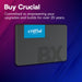 EAN 0649528939593 - Crucial BX500 4 TB 2.5" SATA 3D NAND imagen 6