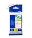 EAN 0012502625766 - Brother TZE-242 cinta para impresora de etiquetas Rojo sobre blanco imagen 3