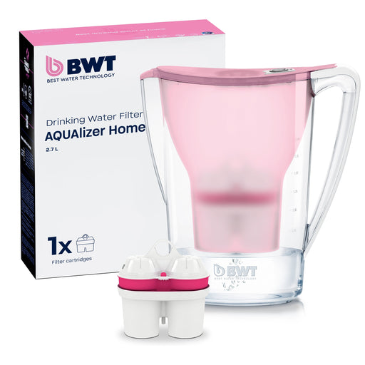 EAN 9022001927842 - BWT AQUAlizer Home Filtro de agua para jarra 2,7 L Rosa, Transparente imagen 1