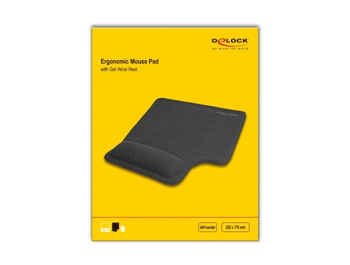 EAN 4043619121113 - DeLOCK 12111 alfombrilla para ratón Negro imagen 4