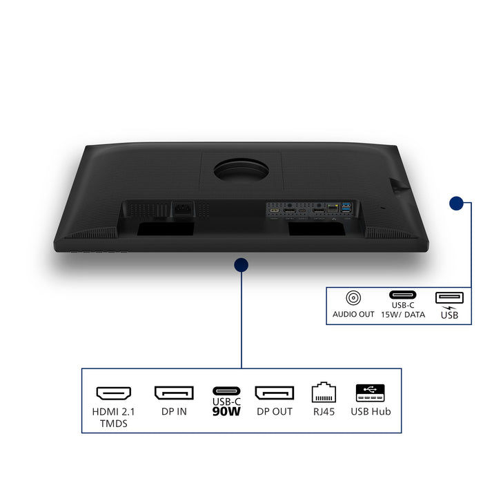 EAN 8721038006414 - Philips 24B2U3601 pantalla para PC 60,5 cm (23.8") 2560 x 1440 Pixeles Quad HD LCD Negro imagen 4