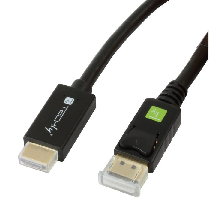 EAN 8054529020829 - Techly ICOC DSP-H12-020 adaptador de cable de vídeo 2 m DisplayPort HDMI Negro imagen 5