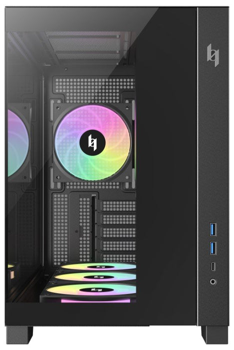 EAN 6931858712026 - GameMax NEX C33 BK carcasa de ordenador Negro imagen 12
