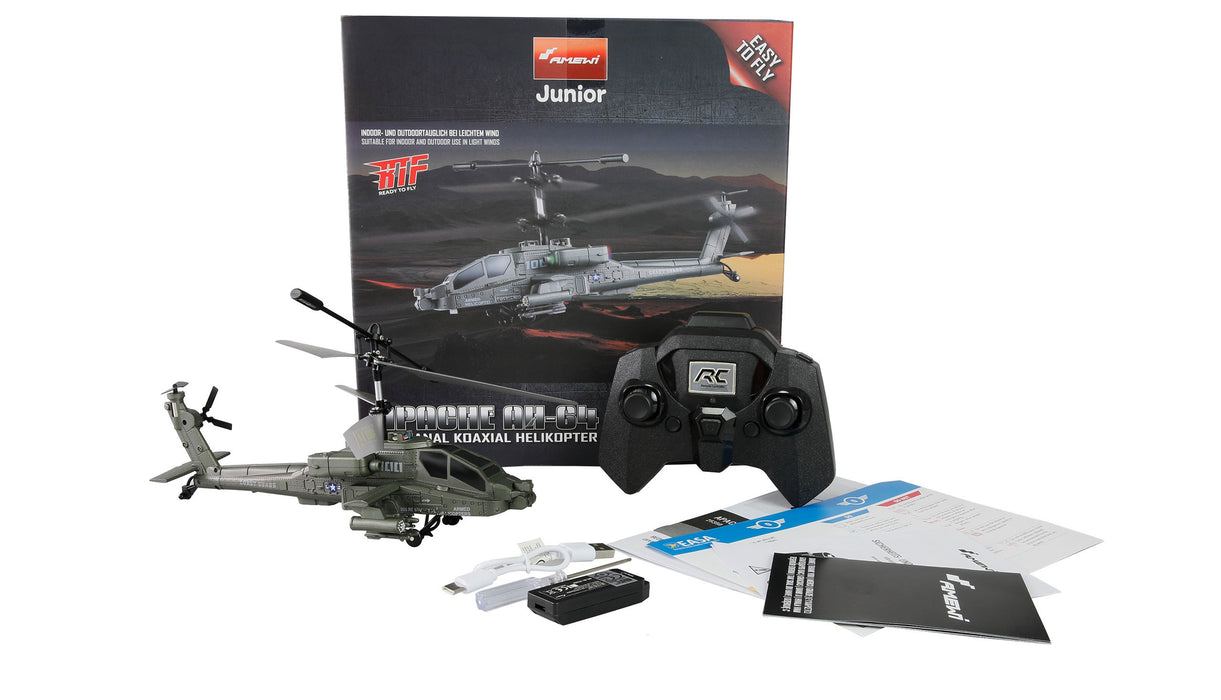 EAN 4262408977902 - Amewi Apache AH-64 modelo controlado por radio Helicóptero Motor eléctrico imagen 2
