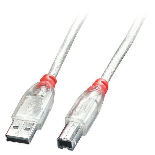 EAN 4002888417518 - Lindy 41751 cable USB USB 2.0 0,5 m USB A USB B Transparente imagen 1