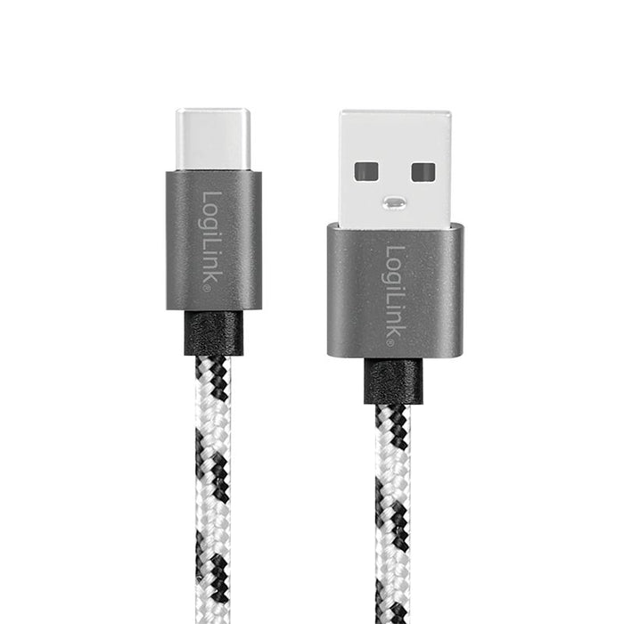 EAN 4052792069082 - LogiLink CU0201 cable USB USB 2.0 USB C USB A 0,48 Gbit/s Negro, Blanco imagen 2