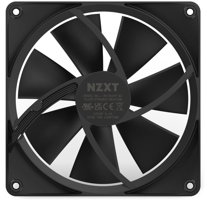 EAN 5060301699889 - NZXT F140 RGB Carcasa del ordenador Ventilador 14 cm Negro 1 pieza(s) imagen 1