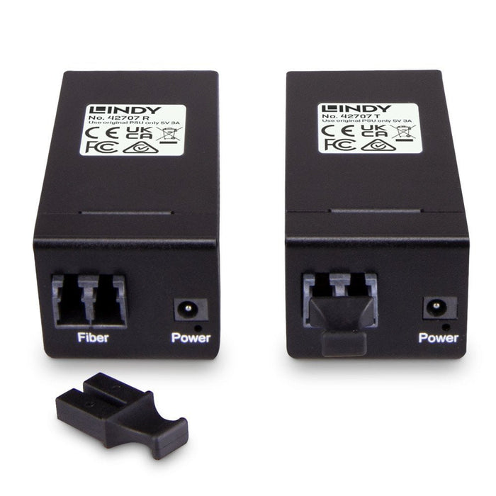 EAN 4002888427074 - Lindy 42707 extensor audio/video Transmisor y receptor de señales AV Negro imagen 5