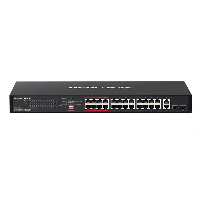 EAN 6957939003753 - Mercusys MS126CP switch Gigabit Ethernet (10/100/1000) Energía sobre Ethernet (PoE) 1U Negro imagen 1