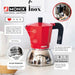 EAN 8435092433849 - Monix M863109 cafetera manual Cafetera italiana 0,47 L Rojo imagen 2
