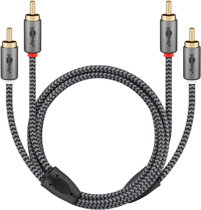EAN 4040849652936 - Goobay 65293 cable de audio 2 m 2 x RCA Gris imagen 6