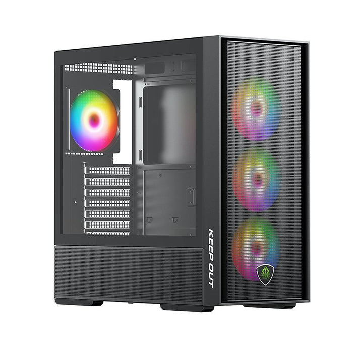 EAN 8435099535591 - KeepOut XC-805 MESH carcasa de ordenador Torre Negro imagen 2