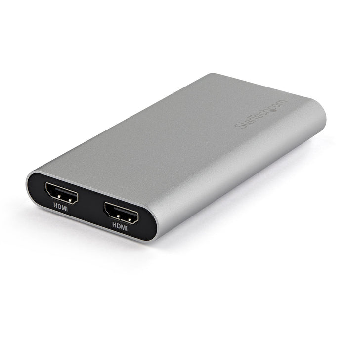 EAN 0065030867245 - StarTech.com TB32HD24K60 Adaptador gráfico USB 4096 x 2160 Pixeles Plata imagen 3
