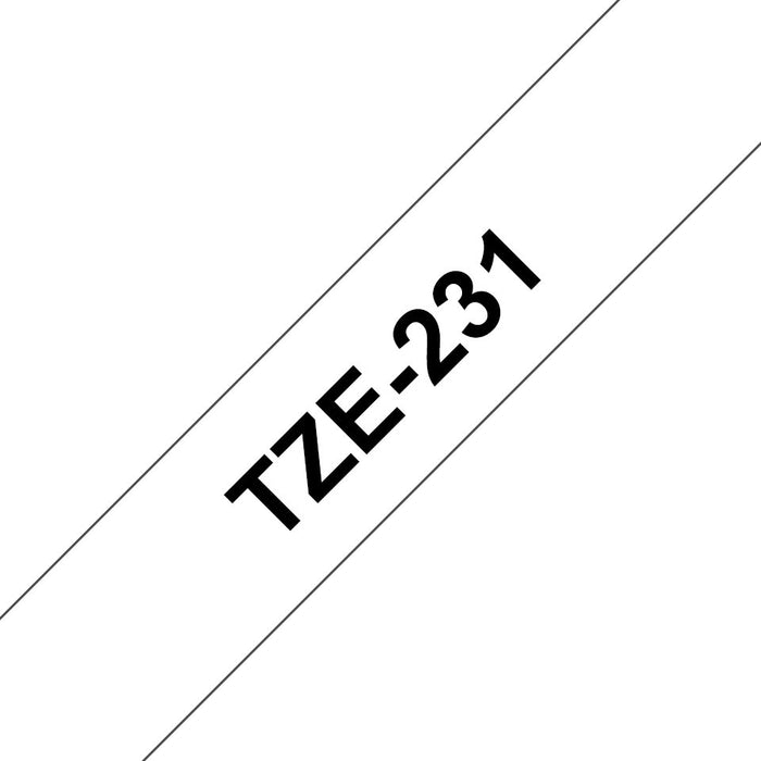 EAN 4977766685177 - Brother TZE-231 cinta para impresora de etiquetas Negro sobre blanco imagen 1