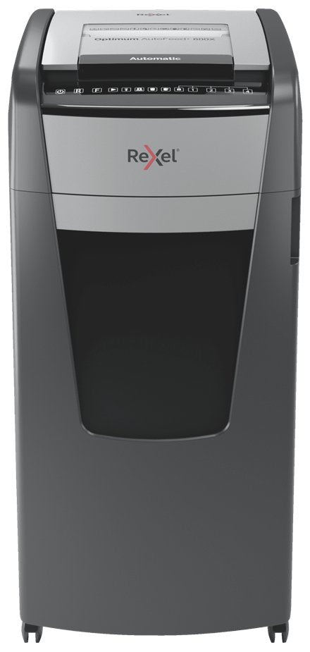EAN 5028252613958 - Rexel AutoFeed+ 600X triturador de papel Corte cruzado 55 dB 23 cm Negro, Gris imagen 1