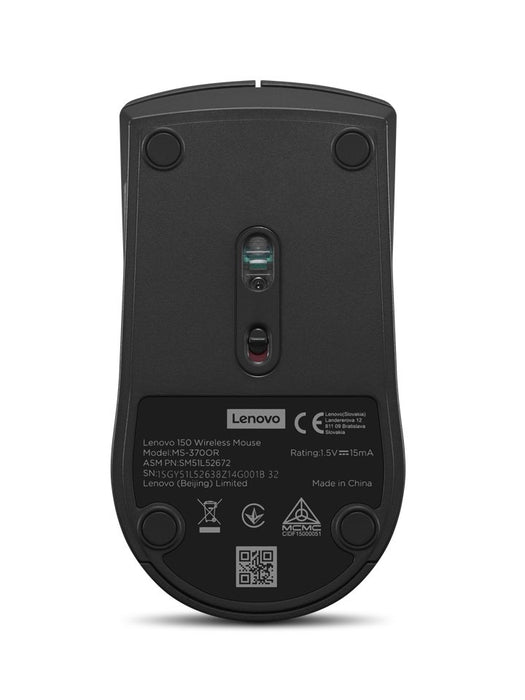 EAN 0195892084129 - Lenovo 150 ratón Oficina Ambidextro RF inalámbrico Óptico 1000 DPI imagen 4