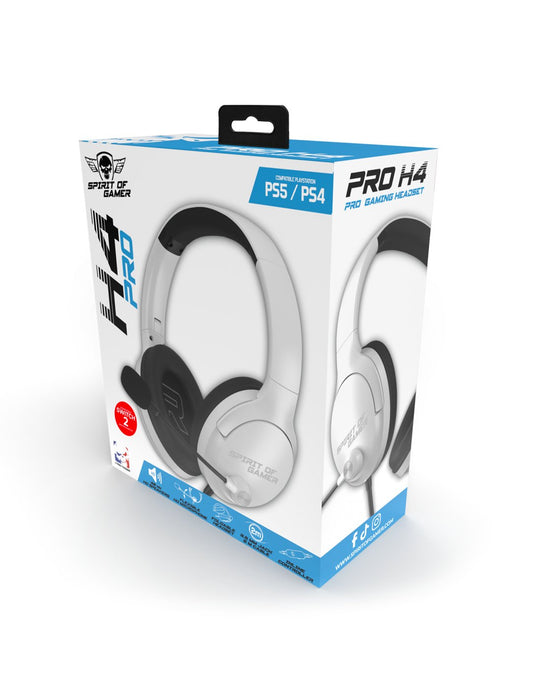 EAN 3700104434394 - Spirit of Gamer Pro H4 Auriculares Alámbrico Diadema Juego Blanco imagen 2