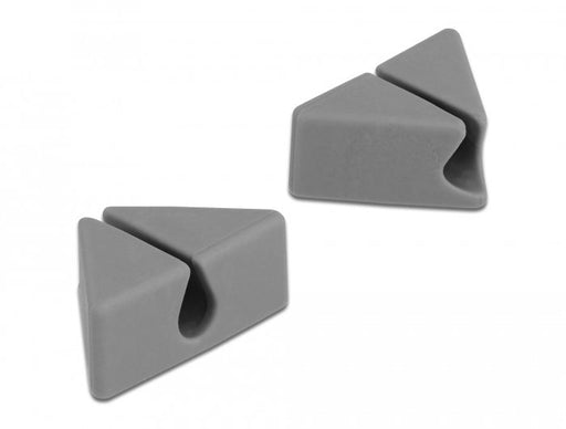 EAN 4043619183289 - DeLOCK 18328 organizador de cables Soporte para cables Gris, Blanco 2 pieza(s) imagen 2