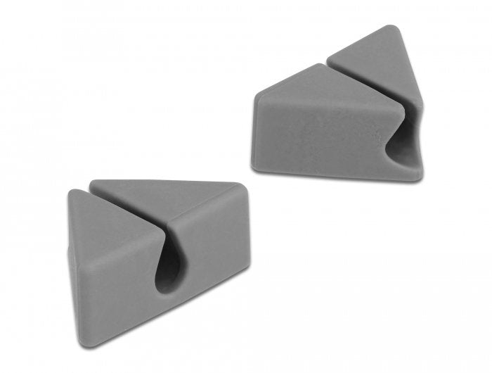 EAN 4043619183289 - DeLOCK 18328 organizador de cables Soporte para cables Gris, Blanco 2 pieza(s) imagen 2