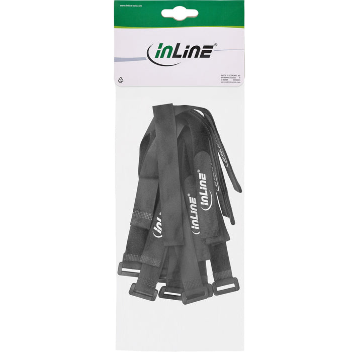 EAN 4043718190218 - InLine 59945I presilla Nylon Negro 10 pieza(s) imagen 4