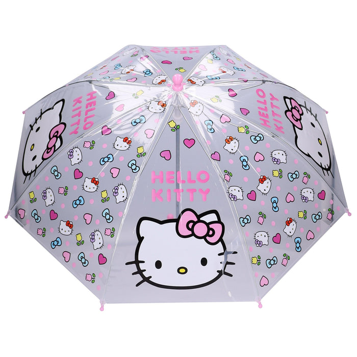 EAN 8712645329140 - Vadobag Hello Kitty Rainy Days paraguas para niño Transparente, Rosa imagen 2