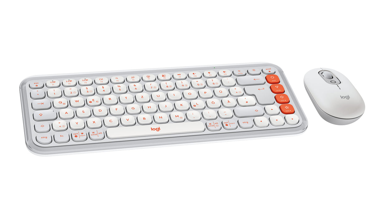 EAN 5099206127661 - Logitech 920-013107 teclado Ratón incluido Universal Bluetooth QWERTZ Alemán Blanco imagen 3