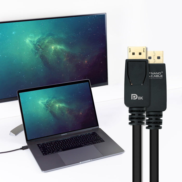 EAN 8433281009950 - Nanocable 10.15.2503 cable DisplayPort 3 m Negro imagen 7