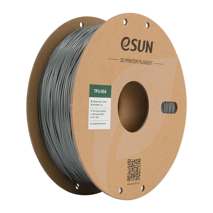 EAN 6922572277038 - eSUN TPU-95A Termoplástico de poliuretano (TPU) Gris 1 kg imagen 1