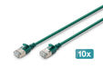 EAN 4016032504375 - Digitus DK-1632-A-005S-G-10 cable de red Cat6a F/FTP (FFTP) Alrededor imagen 1