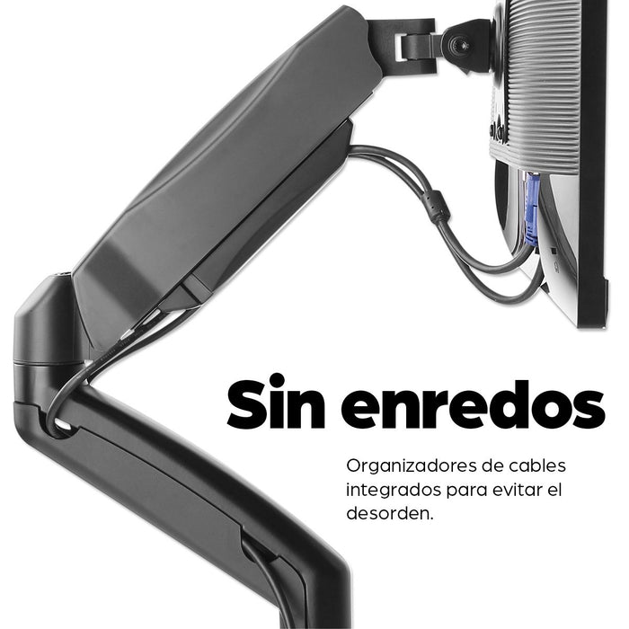 EAN 766623462501 - Manhattan 462501 soporte para monitor 81,3 cm (32") Escritorio Negro imagen 17