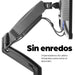 EAN 766623462501 - Manhattan 462501 soporte para monitor 81,3 cm (32") Escritorio Negro imagen 17