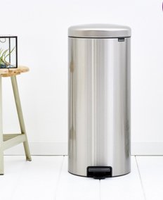 EAN 8710755111822 - Brabantia 111822 papelera 30 L Alrededor Acero inoxidable imagen 5
