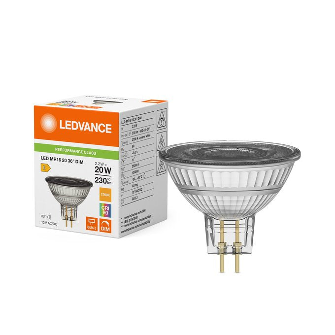 EAN 4099854456510 - LEDVANCE 4099854456510 lámpara LED Blanco cálido 2700 K 2,2 W GU5.3 E imagen 3