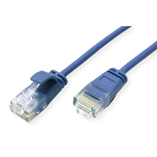EAN 7630049624078 - ROLINE GREEN 21.44.3942 cable de red Azul 0,5 m Cat6a U/UTP (UTP) imagen 2