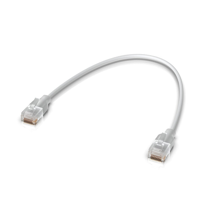 EAN 0810084695630 - Ubiquiti UACC-Cable-Patch-EL-0.3M-W cable de red Translúcido, Blanco 0,3 m Cat6 imagen 2