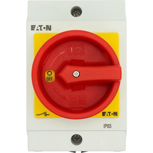 EAN 4015082071493 - Eaton T0-2-15679/I1/SVB Interruptor de palanca acodillada 3P Rojo, Blanco, Amarillo imagen 2