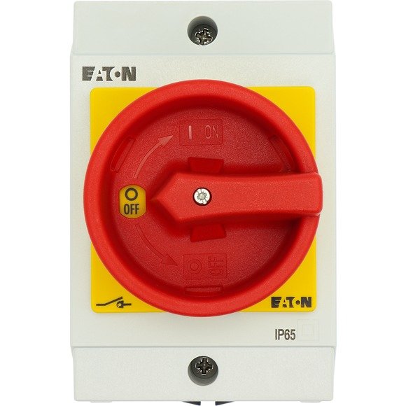 EAN 4015082071493 - Eaton T0-2-15679/I1/SVB Interruptor de palanca acodillada 3P Rojo, Blanco, Amarillo imagen 2