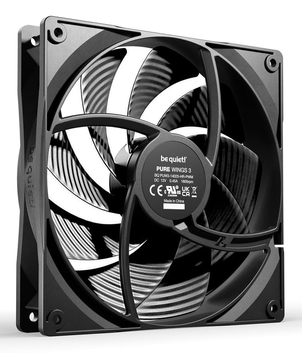EAN 4260052193846 - be quiet! Pure Wings 3 140 mm PWM high-speed Triple Pack Carcasa del ordenador Ventilador 14 cm Negro 3 p imagen 2